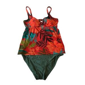 Cute Floral Tankini, Size 10